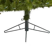 6.5ft. Pre-Lit Vermont Spruce Artificial Christmas Tree, Warm White LED Lights