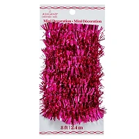 8ft. Mini Pink Tinsel Garland by Ashland®