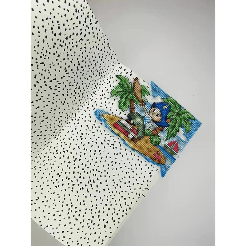 Crystal Art Plastic Canvas Counted Cross Stitch Kit Bookmark Fantasy World Boy