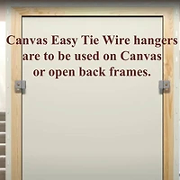 HangZ™ 30lb. Canvas Easy Tie 1 Hole D Ring Kit