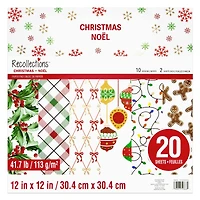 12" x 12" Christmas Vellum Paper Pad by Recollections™