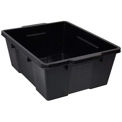 Quantum Storage Systems® 21" x 15.875" x 7.75" Black Latch Container