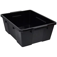 Quantum Storage Systems® 21" x 15.875" x 7.75" Black Latch Container