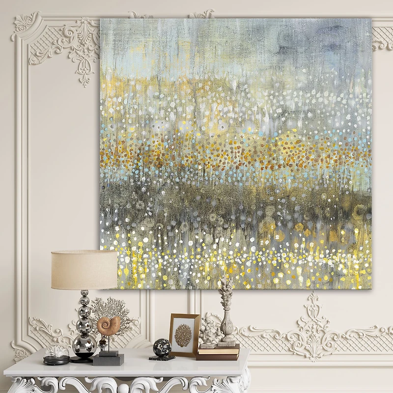 Designart - Glam Rain Abstract IV