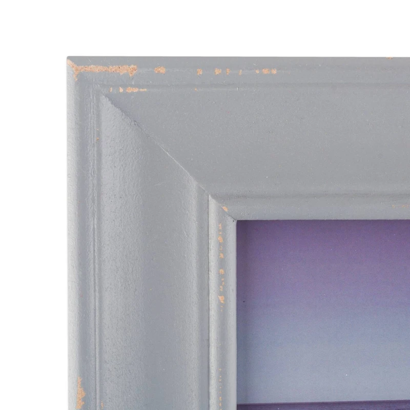 DII® Gray Distressed 5" x 7" Picture Frame