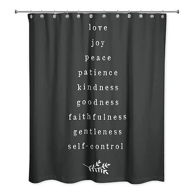 Fruits of the Spirit 71" x 74" Shower Curtain