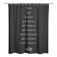 Fruits of the Spirit 71" x 74" Shower Curtain