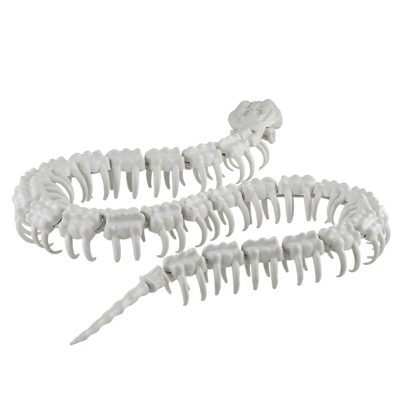4.7ft. Sound Activated Snake Skeleton with Red Light-Up Eyes by Ashland®