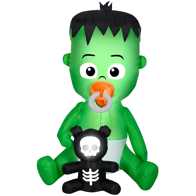 5.5ft. Airblown® Inflatable Halloween Animated Nom Nom Baby with Pacifier