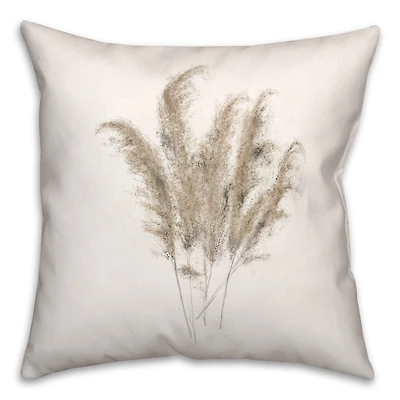 Dried Florals III 18" x 18" Throw Pillow