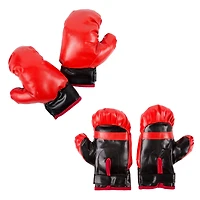 Toy Time Inflatable Freestanding Kids Punching Bag With Boxing Gloves