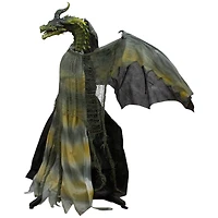 39" Lighted & Animated Dragon Halloween Decoration