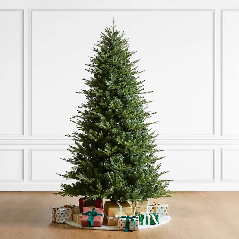 7.5ft. Unlit Green Slim Fir Artificial Christmas Tree