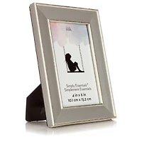 Simply Essentials™ 4" x 6" Silver Frame by Studio Décor®