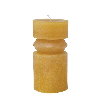 Hello Honey® 3" x 6" Honey Unscented Totem Pillar Candle