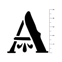 Alphabet Decorative Fonts by Craft Smart®, 12" x 12"