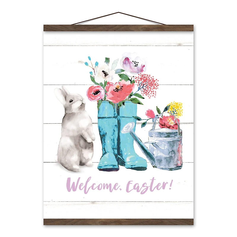 Welcome Easter Hanging Canvas
