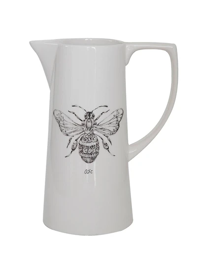 Hello Honey® 10" Vintage Bumblebee Ceramic Pitcher