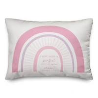 Pink Rainbow 20" x 14" Indoor/Outdoor Pillow