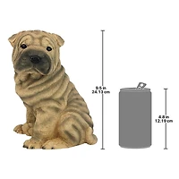 Design Toscano 9" Shar-Pei Puppy Dog Statue