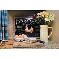 Hello Honey® 18" Mango Wood Cheese Board with Rope on Handle