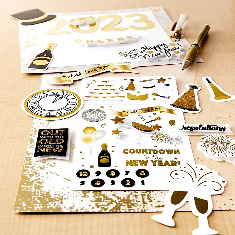 New Year Holiday Stickers by Recollections™