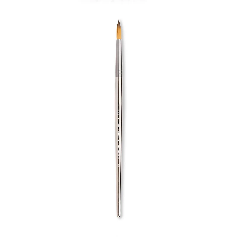 Zen® Series 73 Synthetic All Media Short Handle Round Brush, Size 8