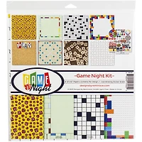 Reminisce Game Night Collection Kit, 12" x 12"