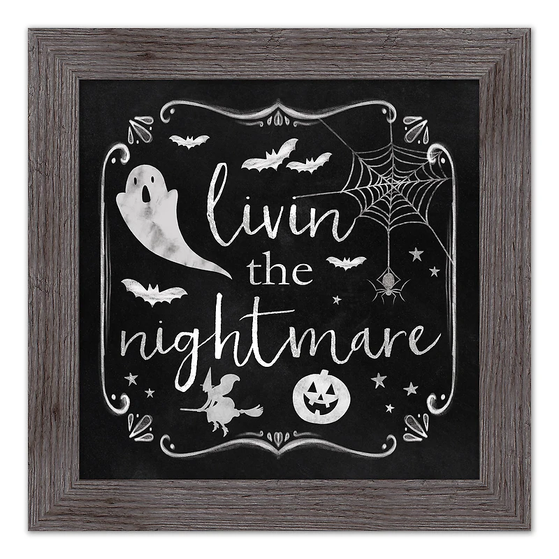 Living Nightmare Western Gray Framed Print