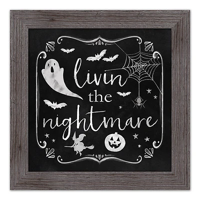 Living Nightmare Western Gray Framed Print