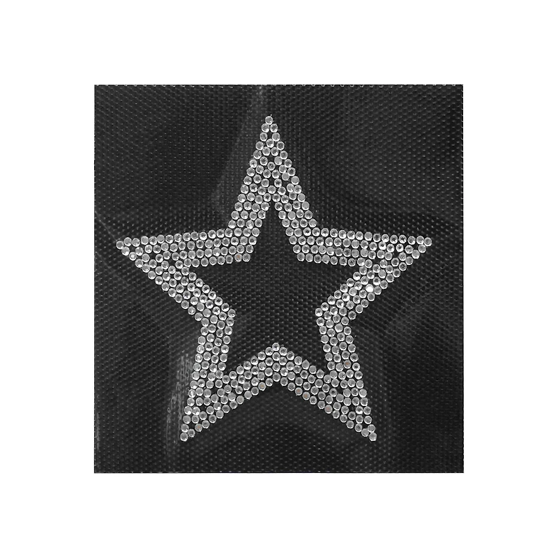 3" Rhinestone Star Iron On Patch by Make Market®