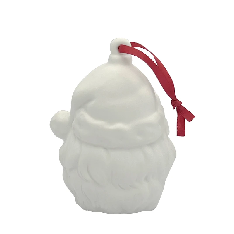 4" DIY LED Ceramic Santa Ornament by Make Market®