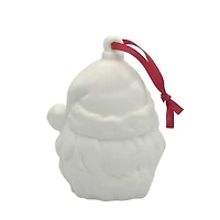 4" DIY LED Ceramic Santa Ornament by Make Market®