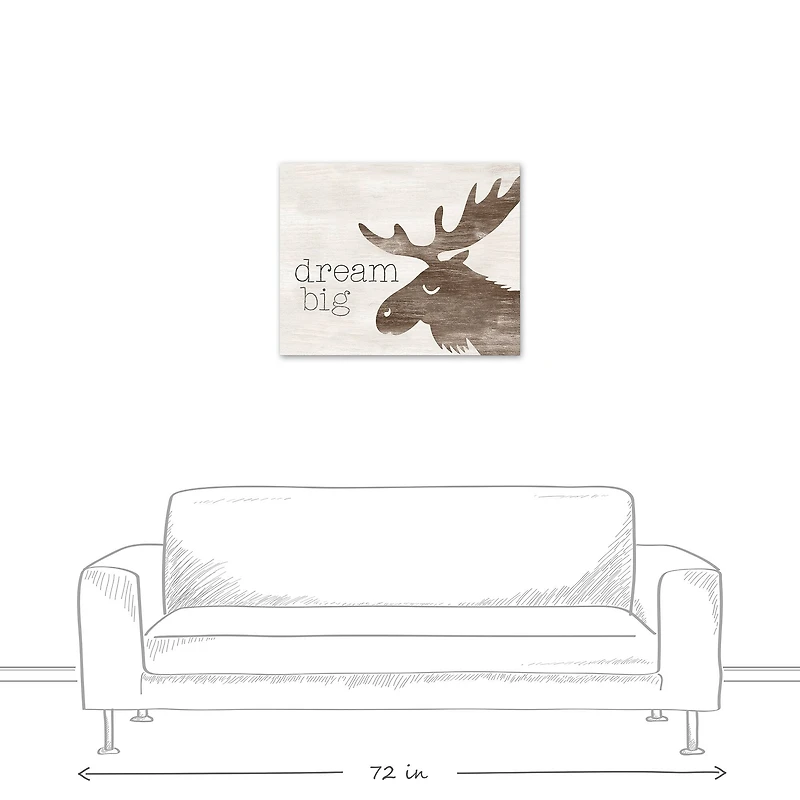 Dream Big 30" x 24" Canvas Wall Art