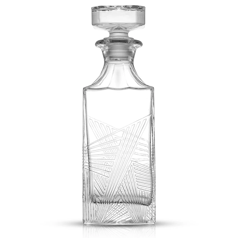 JoyJolt® 27oz. Gatsby Art Deco Whiskey Decanter