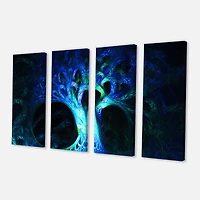 Designart - Magical Blue Psychedelic Tree