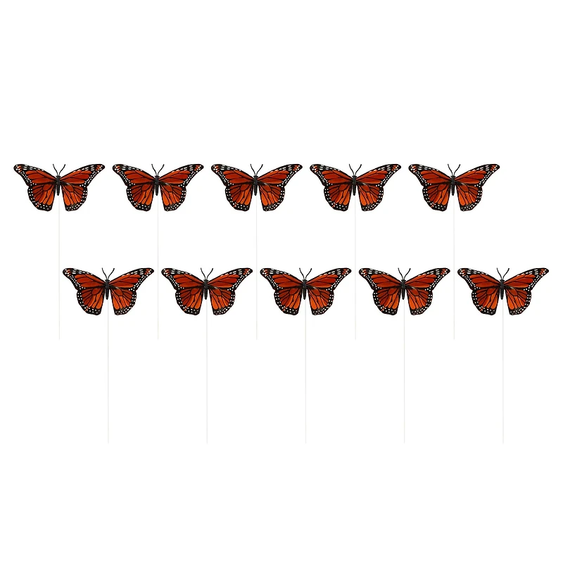 Orange Feather Butterflies
