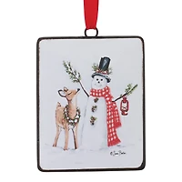 12ct. Snowman & Deer Ornament