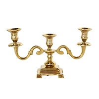 Aluminum Scrolled Candelabra