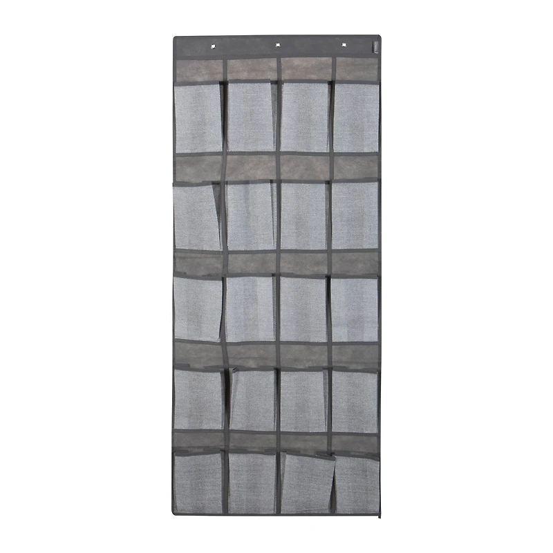 Simplify Heather Gray 20-Pocket Shoe Organizer
