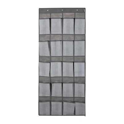 Simplify Heather Gray 20-Pocket Shoe Organizer