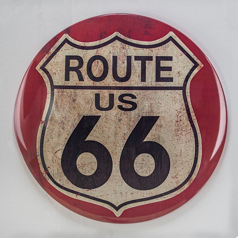 American Art Décor™ 15" Route 66 Metal Sign
