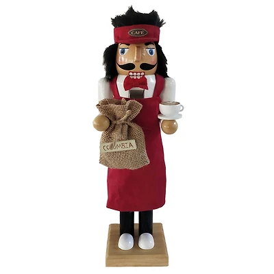 Santa's Workshop 14" Barista Nutcracker
