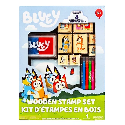 Bluey Wooden Stamp Set