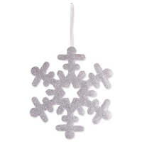 DII® Silver Hanging Foam Snowflake Set