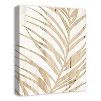 Wooden Palm 16" x 20" Canvas Wall Art