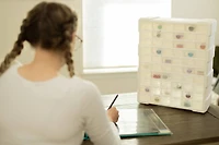 Everything Mary White 60 Drawer Plastic Organizer