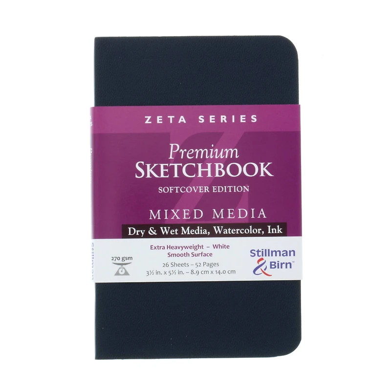 Stillman & Birn® Zeta Series White Softcover Mixed Media Sketchbook