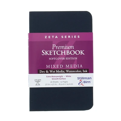 Stillman & Birn® Zeta Series White Softcover Mixed Media Sketchbook