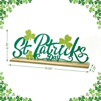 Glitzhome® 16" St. Patrick's Metal Table Décor